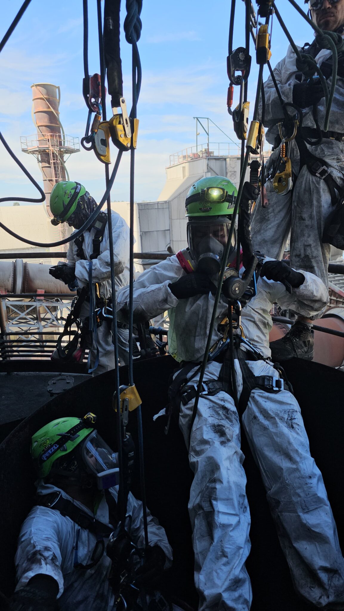 rescate en ESPACIOS CONFINADOS